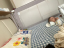 利伯顿（LIBODUN）床围婴儿安全护栏床围栏宝宝防摔床上防护围挡儿童防掉床边床护栏 晨雾灰一面（常规款） 1.8米 实拍图