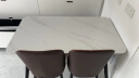 林氏家居原林氏木业餐桌轻奢岩板现代简约饭桌小户型JI5R-A餐桌（1.2M） 实拍图