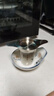 逸居客（YIJUKE）不锈钢茶漏茶滤茶漏器滤茶器泡茶茶隔泡茶球茶叶过滤器茶水分离器 茶漏器【配托盘】不含杯子 实拍图
