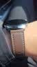 华为适用于Watch4 Pro表带真皮运动手表gt3新款buds/gt2/非凡大师手表腕带男士 Watch4土星褐 真皮表带（22mm）简装 实拍图