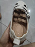 百思图夏商场新款休闲复古镂空猪笼鞋女运动罗马凉鞋VWH15BK4 米白 39 实拍图