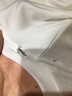 【上衣+裤子】短袖套装男夏季新款七分袖t恤男生九分裤套装男韩版潮流学生宽松嘻哈帅气青少年一套衣服 白色短袖+白色裤子 XL 实拍图