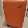 美旅箱包简约时尚男女行李箱超轻万向轮旅行箱密码锁 24英寸 TV7橘色 实拍图