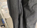 鲁宾克牛仔裤男宽松束脚春夏季裤子男潮牌男士九分束脚裤百搭运动休闲裤 WK-K283黑色 XL (建议体重135-145斤) 实拍图