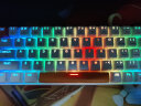 e元素 Z-11机械键盘 小型61键热插拔双色拼色键盘 笔记本电脑办公便携发光键盘有线 全白63键三模RGB【青轴】 实拍图