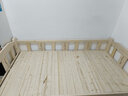 皓冰儿童拼接床婴儿床实木加宽男孩女孩延边带护栏小孩单人床 加厚 三面护栏+椰棕床垫 168*88*40实木床（可定尺寸） 实拍图