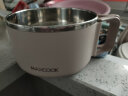 美厨（maxcook）304不锈钢泡面碗 折叠手柄学生饭盒餐杯泡面杯1200ML配勺MCWA7673 实拍图