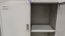中伟资料柜文件柜办公柜钢制铁皮档案储物柜器材柜通体双节（加厚款） 实拍图
