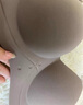 浪莎半杯内衣女士小胸聚拢显大无钢圈隐形无痕文胸罩 咖色 34ABC通杯 实拍图