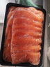 海泽鲜【4件免运】现切冰鲜三文鱼头鱼骨 边腩条 边角料 烧烤食材三文鱼 【褐色瘦肉】 500g 实拍图