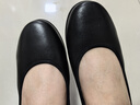 路施南真皮银行工作鞋女黑色单鞋舒适职业正装皮鞋上班鞋软底工鞋空姐鞋 黑色2.5cm标准版(中配:皮里782 40 实拍图