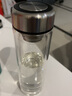 富光茶马仕双层玻璃杯男女士家用茶水分离杯高颜值送礼泡茶透明水杯 418ML 实拍图