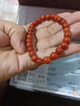 可塘明珠 配珠宝鉴定证书 南红玛瑙手链 火焰纹凉山满肉柿子红女士天然手串 情人节礼物 珠径6MM 实拍图