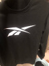 Reebok锐步官方男女黑色基础LOGO款百搭时尚经典圆领套头长袖卫衣 GR8472-黑色 A/S 实拍图