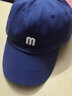 叶贺 帽子男户外四季通用钓鱼遮阳女情侣字母鸭舌帽百搭软顶棒球帽 蓝色 可调节 实拍图