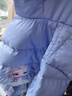 迪士尼女童羽绒服外套儿童连帽中长款宝宝冰雪爱莎保暖加厚白鸭绒 QBX513360蓝紫 140适合135-145cm  实拍图