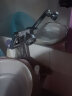 SKOK全铜主体招财猫水龙头冷热水卫生间洗脸洗手池台上洗面盆家用黑色 铬色加高款 晒单实拍图
