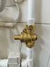 一靓 黄铜家用减压阀净水器热水器热熔接头ppr25减压阀 自来水6分ppr接头 A2款:4分 PPR20 带有压力表 白色 实拍图
