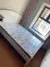 双虎 现代简约青少年床架奶油风1.2米1.5米小户型卧室家具13M5 床+床垫 1500mm*2000mm 实拍图