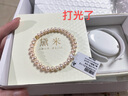黛米（daimi）白色淡水小baby珍珠手链弹力绳款送女友礼物足金手链手串手饰 【SL176】精选5-6mm金重约0.03g 实拍图