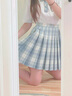 【JK制服官方】正版JK制服套装学院风格裙水手裙全套百褶裙女学生日系不良少女正统校服童女 冰淇淋+领花+短袖衬衫 M【尺码偏小】 实拍图