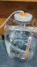 润谦食品级纯净矿泉水桶功夫茶吧饮水机PC家用实心把手提大容量储水桶 实心提手16升茶具桶【白透】 16L 实拍图