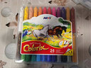 AMOS韩国进口蜡笔Colorix可水洗宝宝旋转笔套装水溶炫彩油画棒塑料盒 24色粗杆旋转蜡笔(CRX5PC24) 实拍图