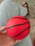 Preskool幼儿园专用小篮球儿童球类宝宝小皮球儿童皮球拍拍球玩具1-3岁 4寸红色 实拍图