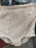 夏.娃.之.秀内裤女塑身美体高腰蕾丝提臀棉裆收腹内裤 粉色(K3057) M码 实拍图