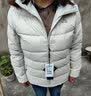 伯希和（Pelliot）【经典2.0】800蓬鹅绒羽绒服男女秋冬保暖棉衣短款防风连帽外套 【女款】米白色 | 95%绒子含量 XL 实拍图