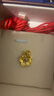 周生生永系列蝶恋花黄金吊坠 足金花衬蝴蝶挂坠不含项链 50454P计价 2.7克(含工费100元) 实拍图