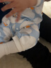婧麒（JOYNCLEON）【带口水巾】婴儿衣服春秋款新生儿长袖哈衣纯棉连体衣 套头彩虹 73cm 实拍图