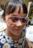 雷朋（RayBan）雷朋儿童太阳镜墨镜飞行员形蛤蟆镜防紫外线眼镜0RJ9506S可定制 211/7E粉色镜框粉色镜片 尺寸52推荐年龄6～10岁 实拍图