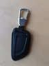 静客轩适用25款宝马3系325li钥匙套22款5系525LI真牛皮X3X4X5钥匙包扣 黑色+金属扣 B款刀锋4键 实拍图