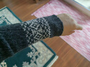 良朴【秋上新】护腿长筒袜套女过膝袜腿套秋冬加厚毛线高筒保暖袜套 实拍图