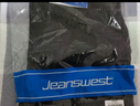 真维斯（JEANSWEST）牛仔裤女秋季宽松阔腿裤子女潮流韩版小个子直筒裤简约蓝灰L 实拍图