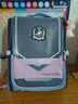 酷咖书包男孩小学生儿童双肩包女背包 轻便减负透气1-3-6年级大容量 浅紫色（带独角兽挂件） 实拍图