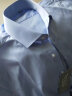 红豆白衬衫男长袖新款弹力舒适商务休闲正装衬衣工作服职业装 B1星蓝 175/92A(40) 实拍图