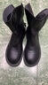 百丽（Belle）百搭弹力靴女商场同款芒果头平跟休闲短靴A2P1DDD3 黑色-绒里 38 (240mm) 实拍图