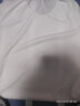 苏洛寻2025春夏季新款冰丝短袖T恤纯色女薄款潮V领体恤韩版宽松上衣 白色 大款 建议125-155斤 实拍图
