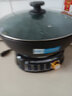 扬子电炒锅多功能家用大容量铸铁电热锅电炒菜锅爆炒一体式大功率电饭锅电煮锅 【升级版】可定时-无笼 34CM【铸铁3-4人】加厚加深 实拍图