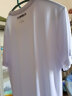 李宁（LI-NING）羽毛球健身运动户外跑步训练休闲短袖T恤ATSP503-2白色 L码 男款 实拍图