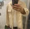 NASA GOOD官方男装外套男春秋夹克男棒球服男士休闲衣服宽松日系痞帅上衣 卡其【常规款】 M 实拍图
