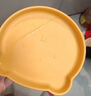 Beeshum贝斯哈姆小熊宝宝餐盘吸盘一体式硅胶儿童餐盘婴儿辅食碗 小熊餐盘-蜜蜂黄 实拍图