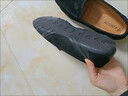 水木苒潮流豆豆鞋男懒人鞋潮流韩版夏季男鞋休闲驾车时尚工作透气鞋子男 黑色 42 实拍图