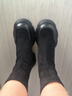 他她（TATA）喵爪靴2025冬季时装靴弹力靴女靴瘦瘦靴加绒短靴CEG01DZ4 CEG01DZ4黑色（绒面款） 37 实拍图