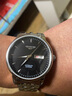 冠琴（GUANQIN）瑞士认证手表情侣款全自动机械表百搭经典夜光防水腕表情人节礼物 钢带本色黑面（男款） 实拍图