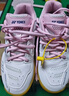 YONEX尤尼克斯羽毛球鞋yy女款耐磨缓震透气SHB210C 白/水粉 36 实拍图