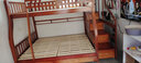 京喜福上下床实木双层子母床美式双人儿童床高低床上下铺床成人母子床 双梯款（彩漆-颜色备注） 上铺宽160cm*下铺宽180cm 实拍图