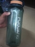 富光太空杯超大容量水杯男女便携抗摔塑料水瓶特大号运动杯子 加厚双口 2000绿色 闪动力 实拍图